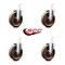 Service Caster 5 Inch High Temp Phenolic Wheel Swivel 3/4 Inch Square Stem Caster Set SCC SCC-SQ20S514-PHSHT-34-4 - alternate 2